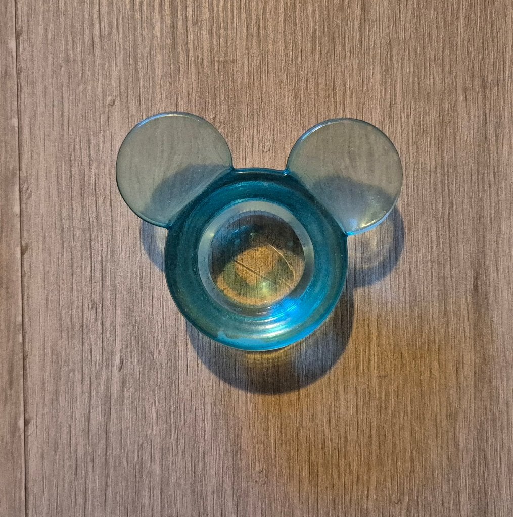 leonardo mickey waxinelicht houder, Verzamelen, Ophalen of Verzenden, Mickey Mouse, Zo goed als nieuw, Beeldje of Figuurtje