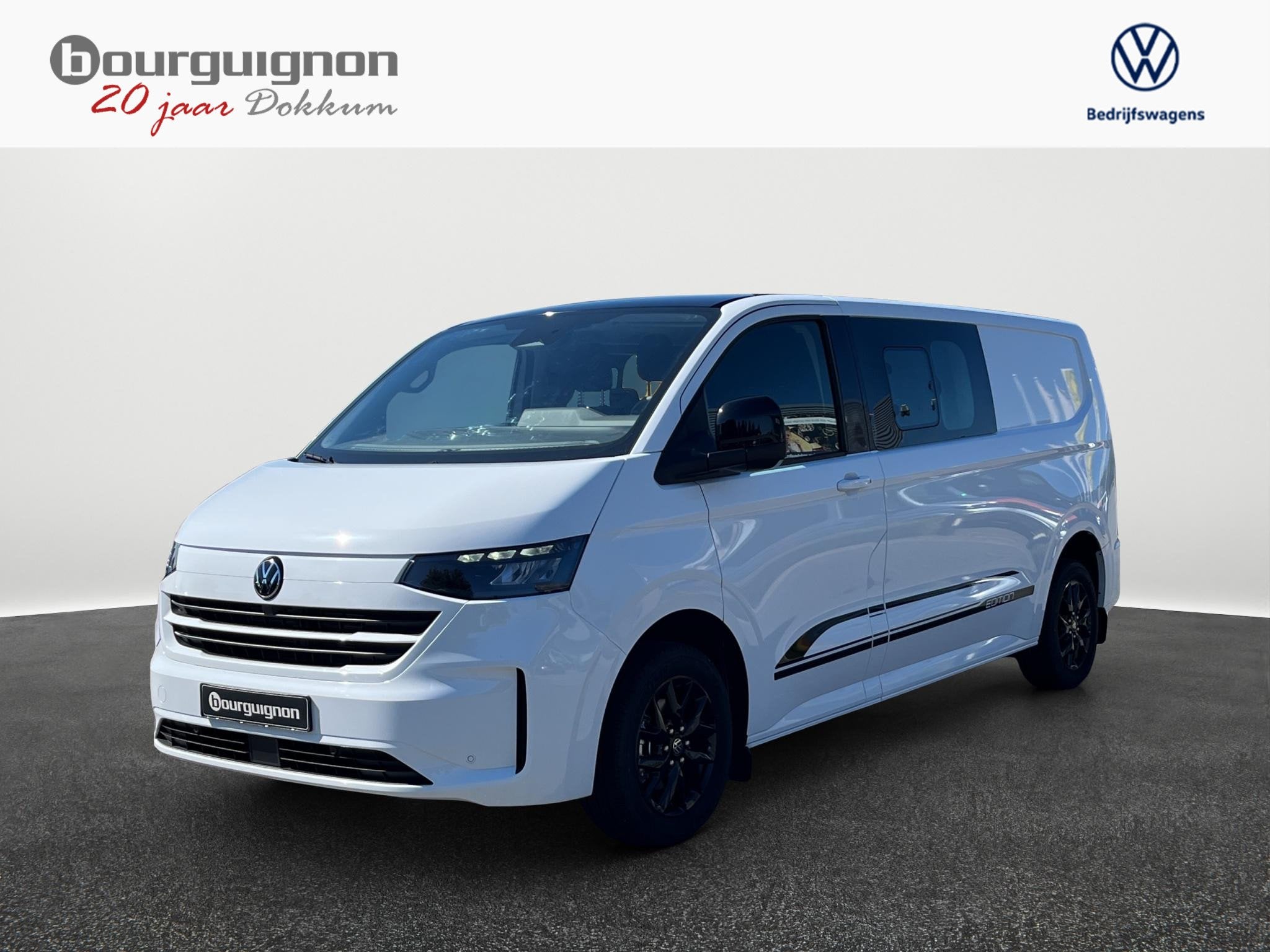 Volkswagen e-Transporter Edition | UNIEK! | Dubbele cabine |, Auto's, Automaat, Gebruikt, Zwart, Volkswagen
