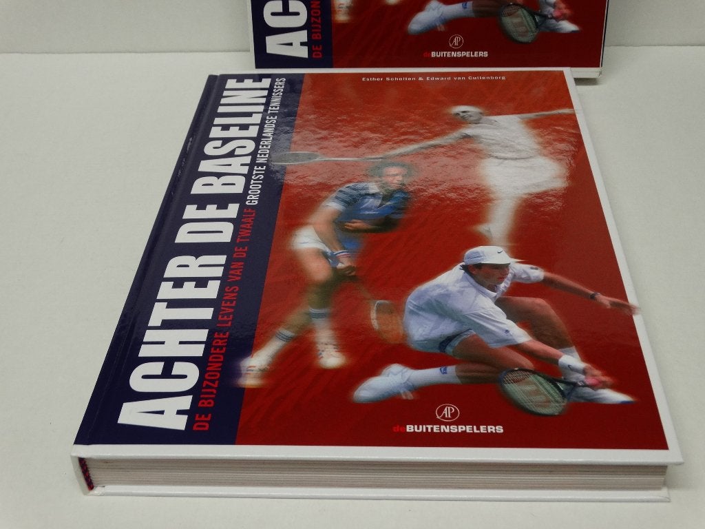 Achter de Baseline tennis boek nieuw 12 grootste tennissers, Ophalen of Verzenden, Nieuw, Scholten van Cuilenborg, Overige sporten