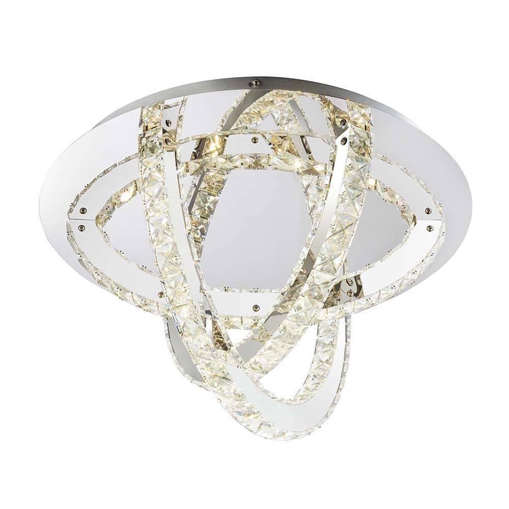 Kristallen Plafondlamp Kroonluchter Hanglamp Luchter 240034, Ophalen of Verzenden, Nieuw, Glas