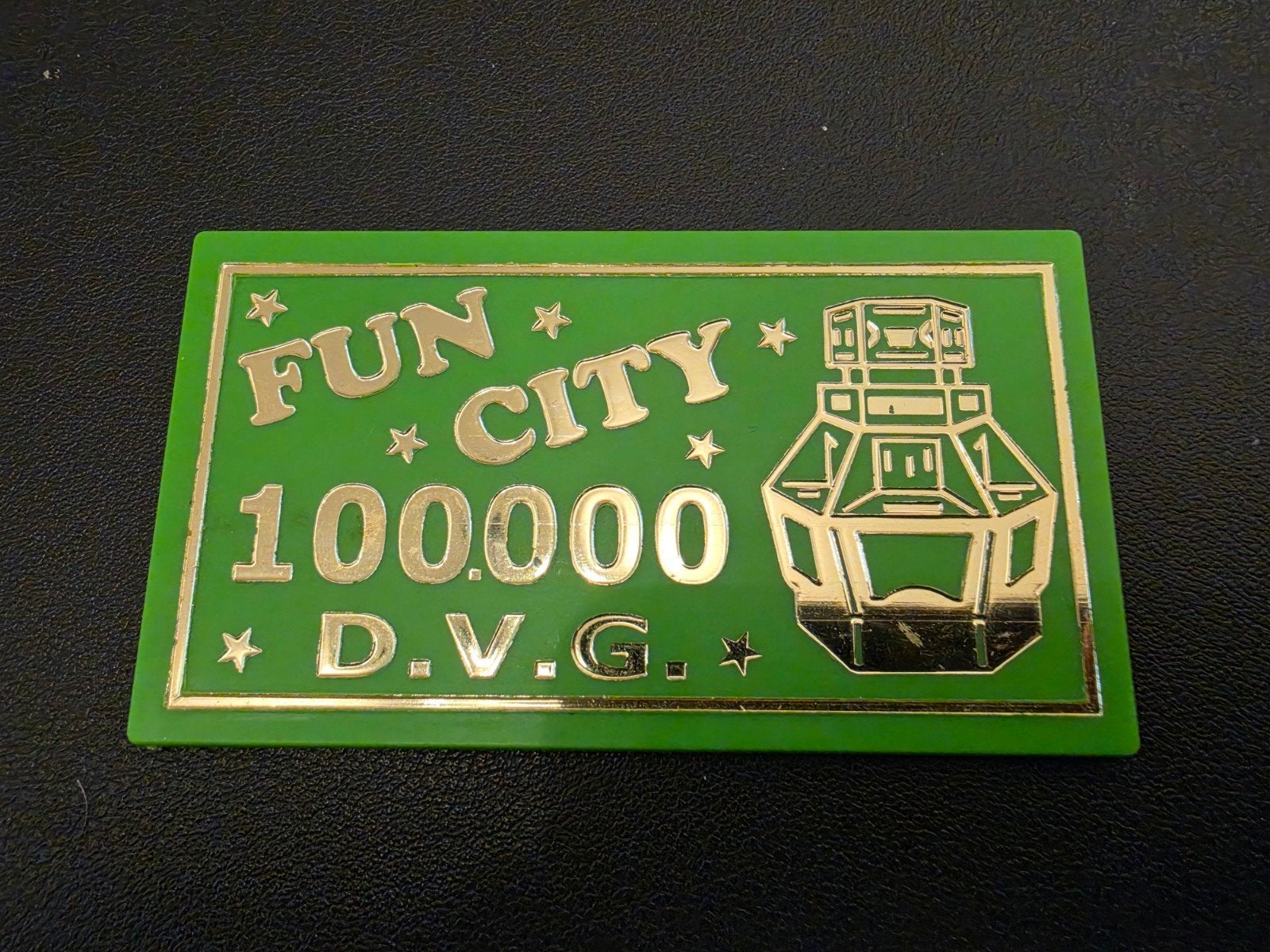 Coin Pusher Penning - Fun City 100.000 D.V.G. punten, Ophalen