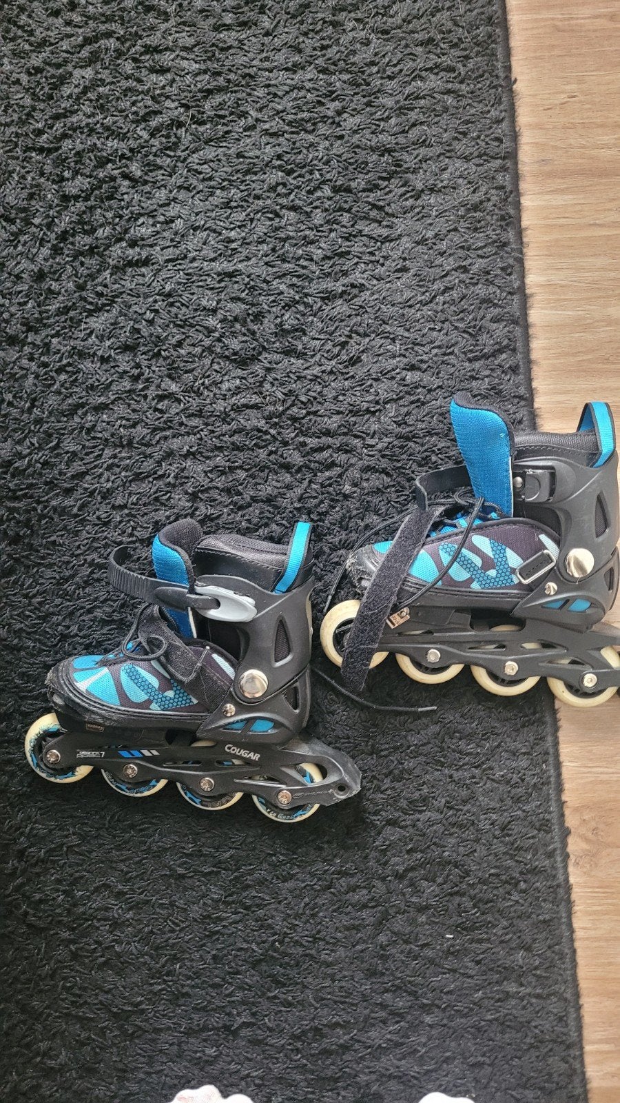 Verstelbare Cougar inline skates voor kinderen, Ophalen of Verzenden, Verstelbaar, Gebruikt, Kinderen