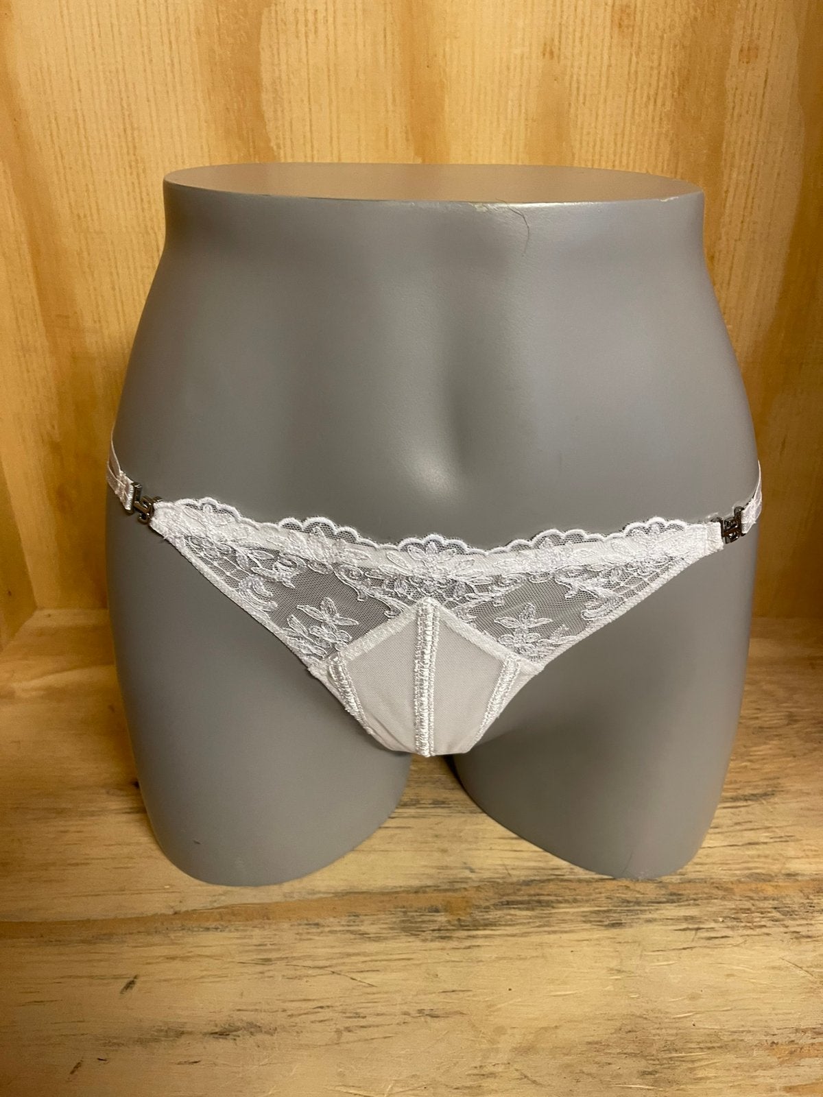 Louisa bracq spaghetti string 38 - 40 - 42 - 44 Victoria, Kleding | Dames, Ondergoed en Lingerie, Verzenden, Wit, String