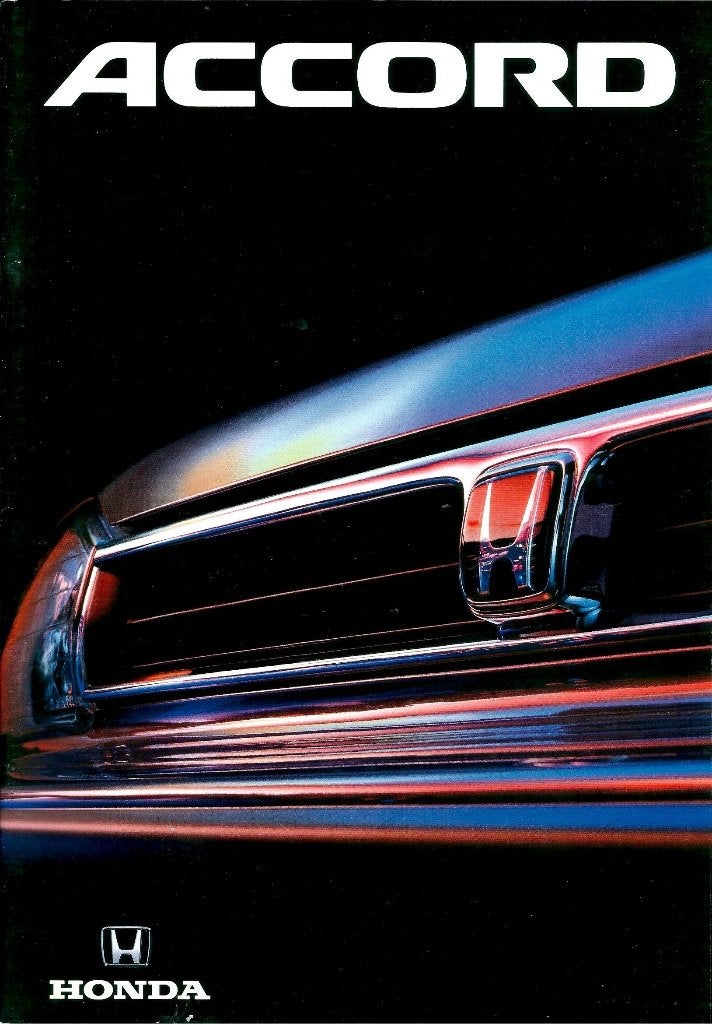 Brochure Honda Accord Sedan 1992, Ophalen of Verzenden, Gelezen, Honda