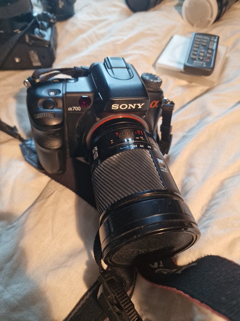 Sony A 700 digitale fotocamera, Audio, Tv en Foto, Beeldstabilisatie, Spiegelreflex, Ophalen of Verzenden, Zo goed als nieuw