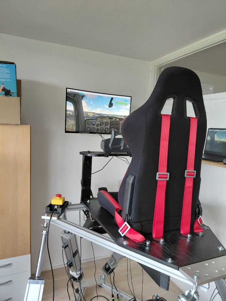 6DOF Flight / Race simulator, groot en krachtig. Nieuw!, Ophalen, Nieuw