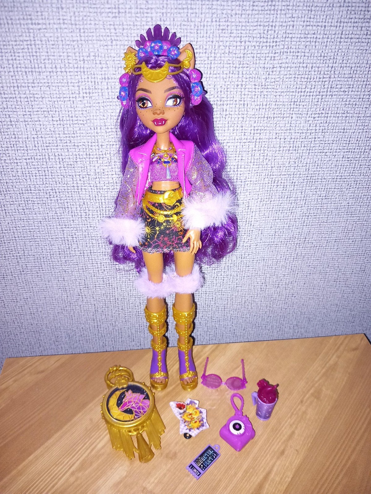 monster high clawdeen festival, Verzenden, Zo goed als nieuw, Overige typen