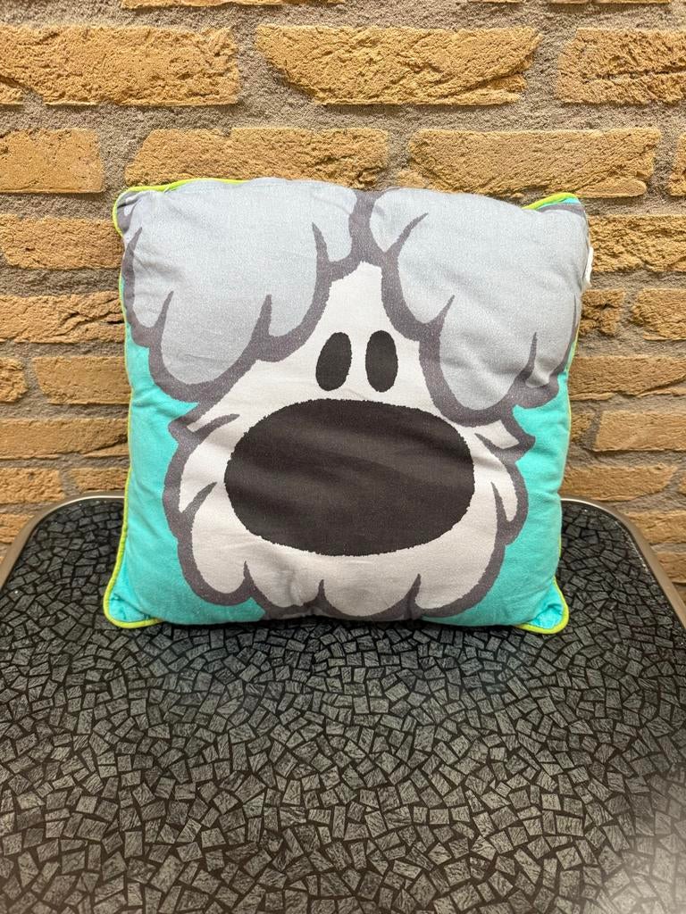 Leuk sierkussen van Woezel en Pip, Ophalen of Verzenden, Gebruikt, Overige kleuren, Vierkant