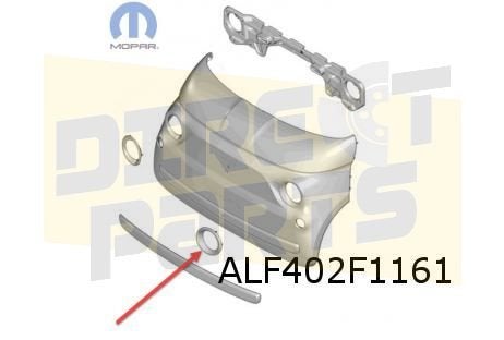 Fiat Topolino (O2) sierlijst koplamp Links Origineel! 985619, -, -, Nieuw, Ophalen of Verzenden