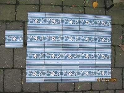 2,8m2 antieke keramiektegels niet poreus LEGKLAAR wand/vloer, Ophalen, Steen of Klei, 50 tot 150 cm, Nieuw