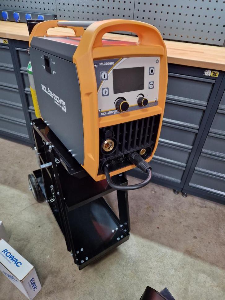 Soldatech ml200hg complete set mig mag lasmachine NIEUW!!, Haverkamp 11, 6051 AC Maasbracht, Info@kraaijkamp-lasmachines.nl, Nieuw