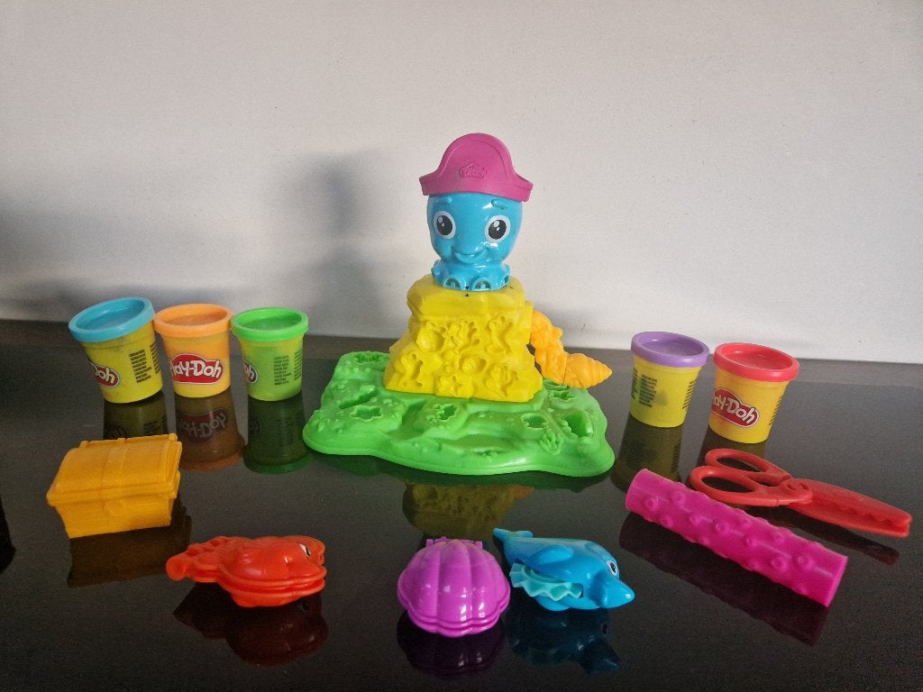 Play-Doh Cranky The Octopus, Ophalen of Verzenden, Zo goed als nieuw, Knutselen
