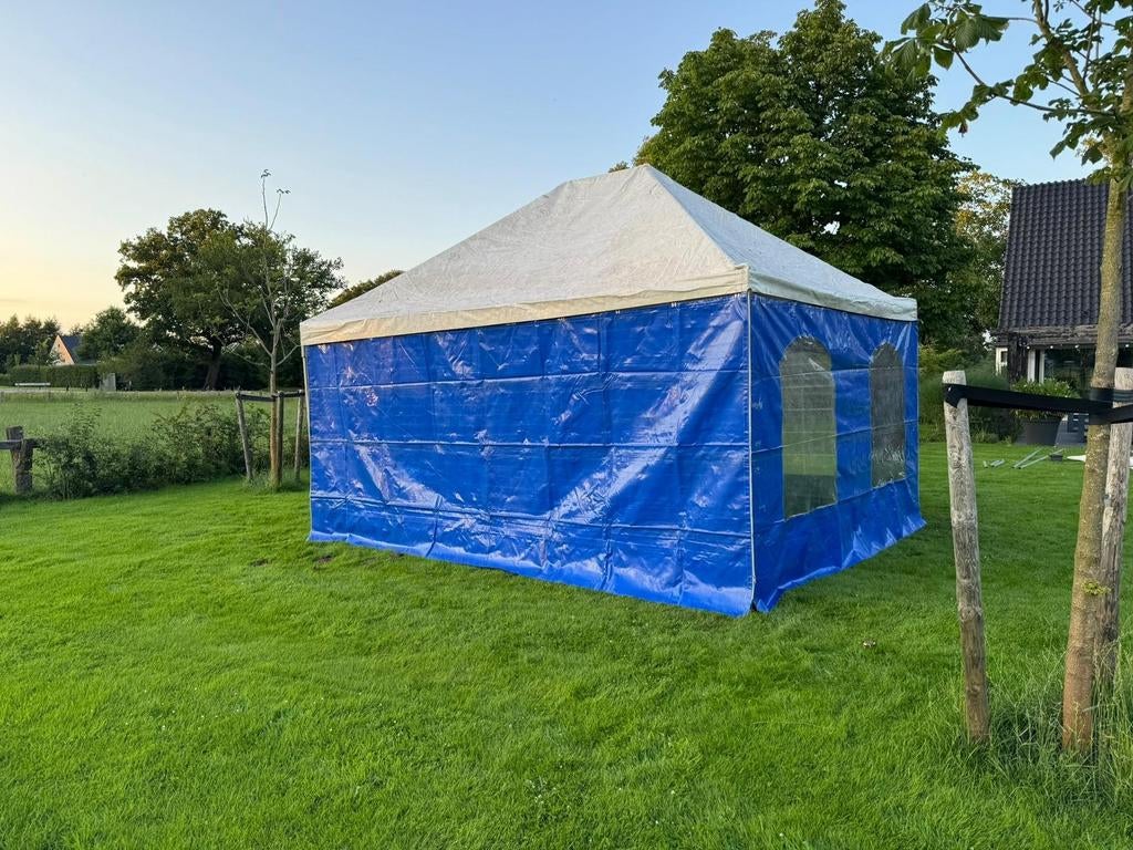Professionele feesttent 4x5m in nette staat, Tuin en Terras, Partytenten, Ophalen, Gebruikt, 2 meter of meer, 4 tot 6 meter