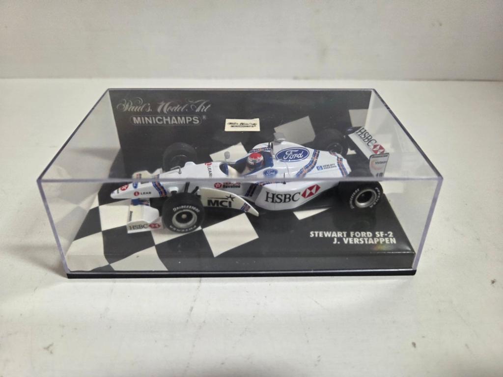 Minichamps Stewart Ford Jos Verstappen 1:43, Hobby en Vrije tijd, Modelauto's | 1:43, Auto, ., Ophalen of Verzenden, Zo goed als nieuw