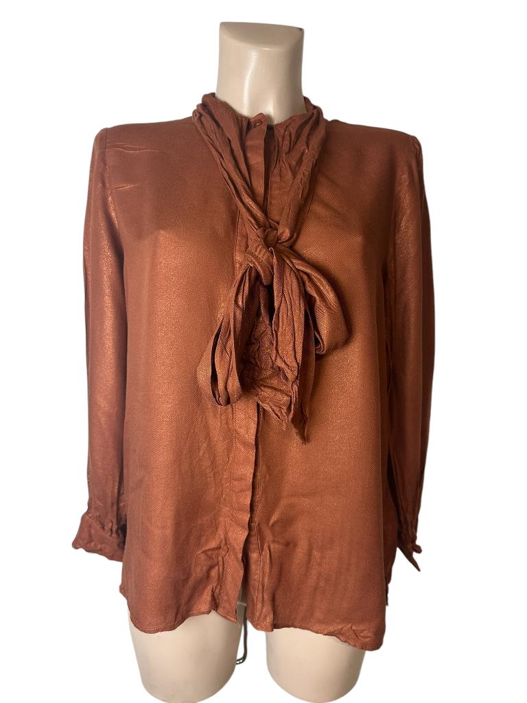 Sissy Boy blouse S, Bruin, Ophalen of Verzenden, Zo goed als nieuw
