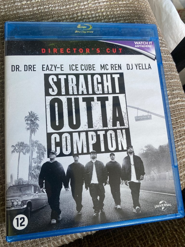 Straight Outta Compton (Director's Cut) Blu-ray, Cd's en Dvd's, Engels, Nederlands, Ophalen of Verzenden, Zo goed als nieuw