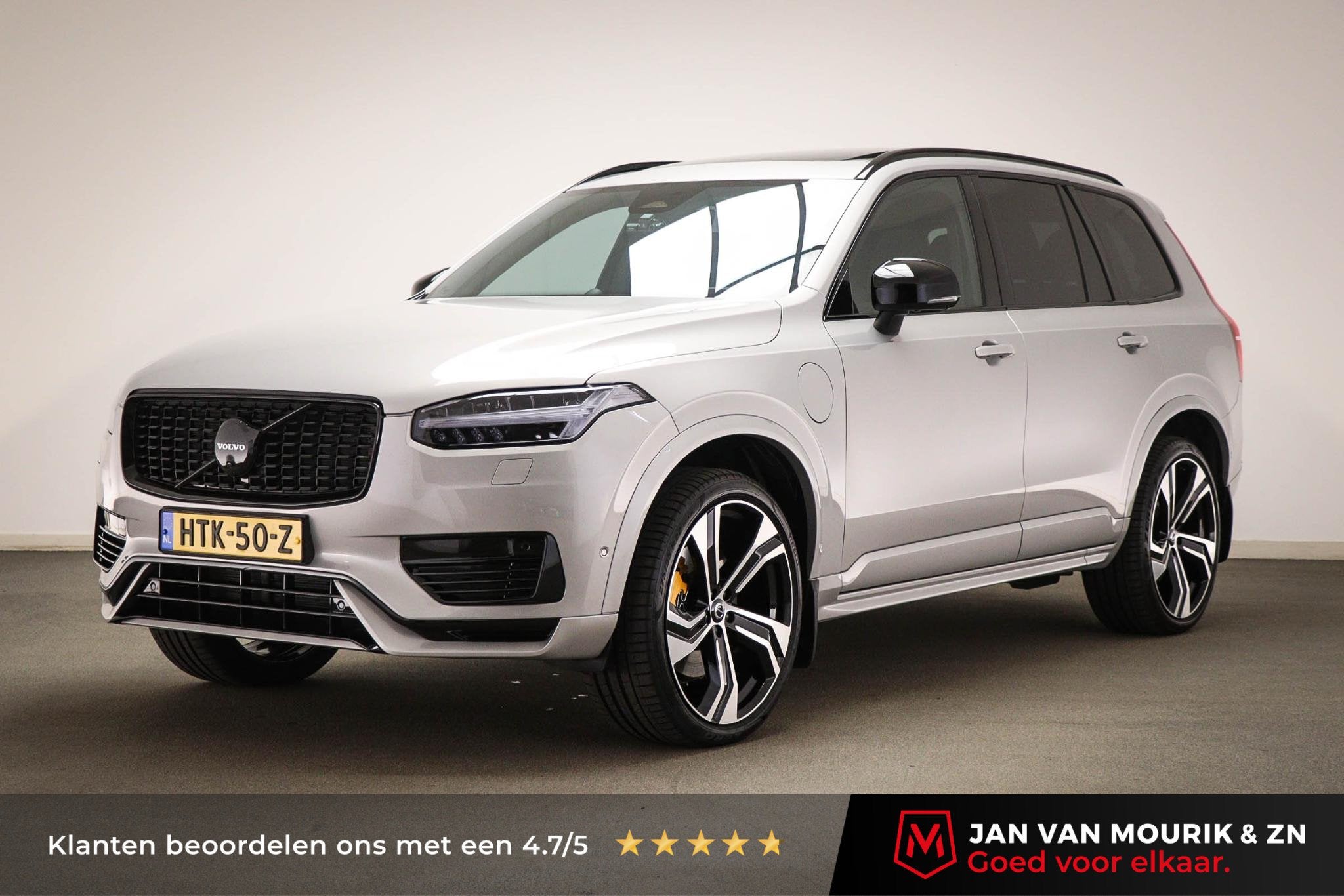 Volvo XC90 2.0 T8 Recharge AWD Ultimate Dark | LEDER PACK |, Gebruikt, 4 cilinders, Vierwielaandrijving, Hybride Elektrisch/Benzine