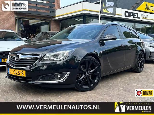 Opel Insignia 1.6 Turbo 170PK Innovation + 20"/ € 11.900,0, Gebruikt, 4 cilinders, Zwart, Origineel Nederlands