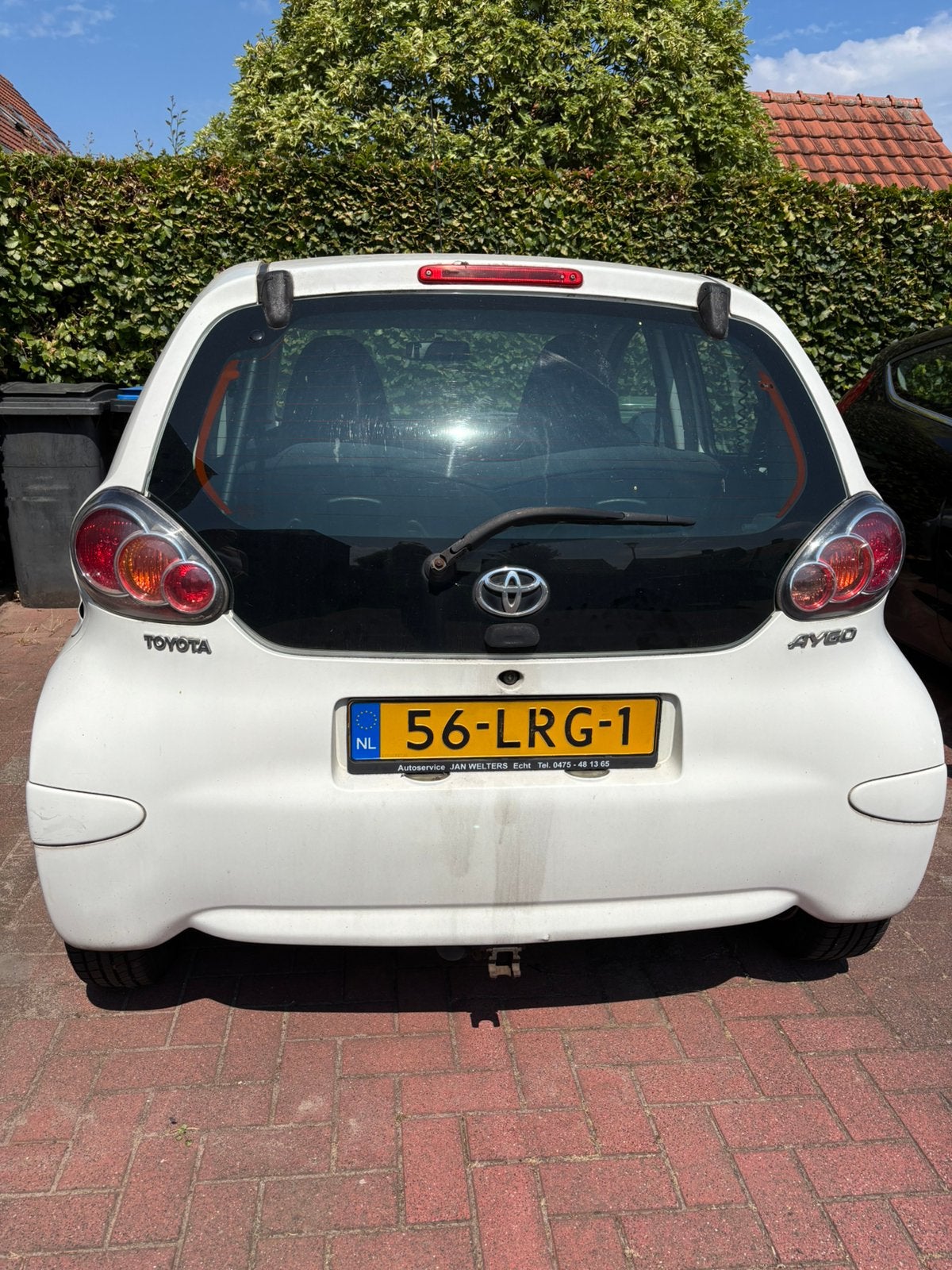 Toyota Aygo 1.0 12V Vvt-i 5DRS 2010 Wit met schade, Auto's, Toyota, Voorwielaandrijving, 4 stoelen, Origineel Nederlands, Handgeschakeld