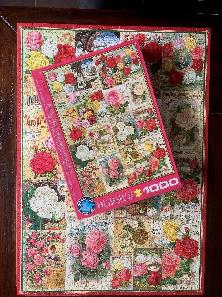 Bloemen Puzzel 1000 stukjes Smart Cut Eurographics, Hobby en Vrije tijd, Denksport en Puzzels, Ophalen of Verzenden, 500 t/m 1500 stukjes