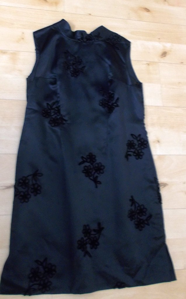 Haute couture jurkje van modeontwerper Ferry Offerman! 42, Verzenden, Zwart, Maat 42/44 (L), Zo goed als nieuw