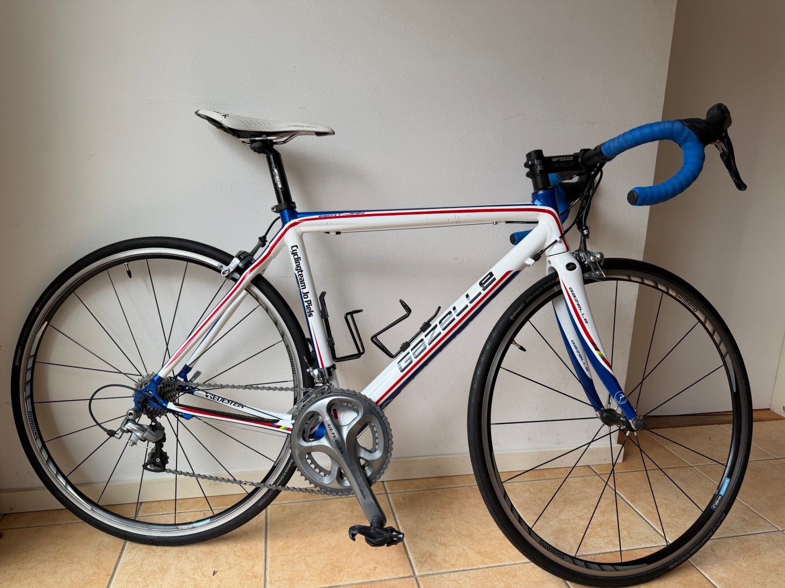Gazelle Goldline Racing racefiets maat 53, Fietsen en Brommers, Fietsen | Racefietsen, Ophalen, 28 inch, Gebruikt, Velgrem