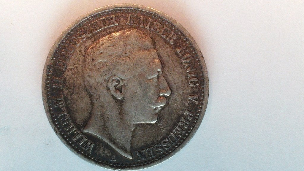 2 Mark 1907, Postzegels en Munten, Verzenden, Duitsland, Zilver