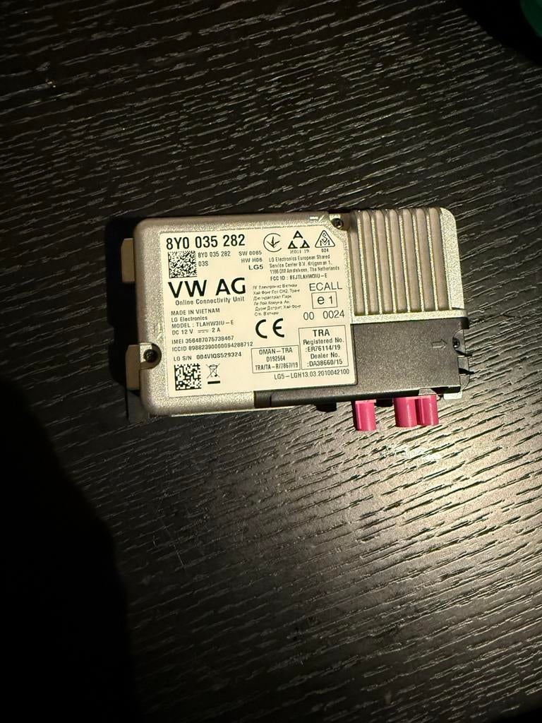 AUDI A3 8Y COMMUNICATIE/TELEMATICA MODULE 8Y0035282, Ophalen of Verzenden, Audi