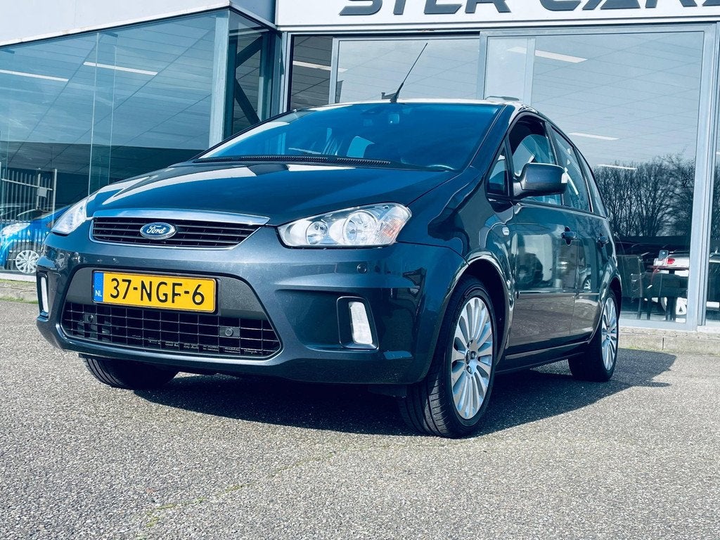 Ford C-Max 2.0-16V Limited Automaat, Trekhaak, P Sensor, Cru, Auto's, Ford, Gebruikt, Bedrijf, Euro 4, Zilver of Grijs