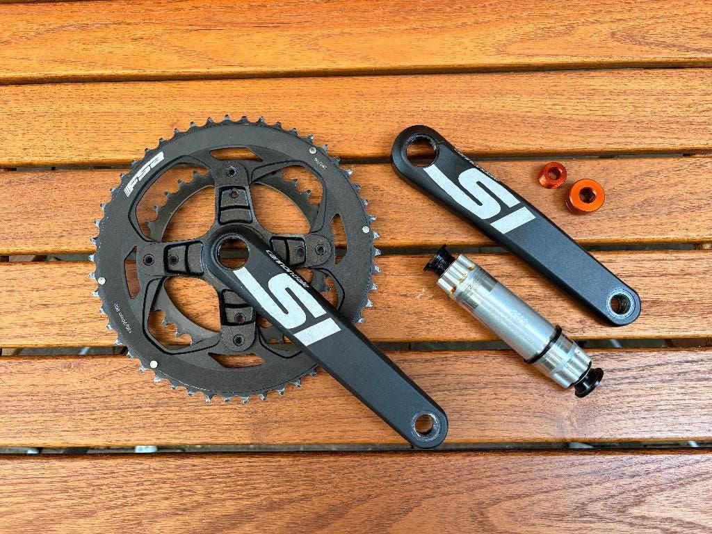 Cannondale Si Crankset 172,5mm 50/34t compleet, Crankstel of Pedalen, Gebruikt, Ophalen of Verzenden, Cannondale