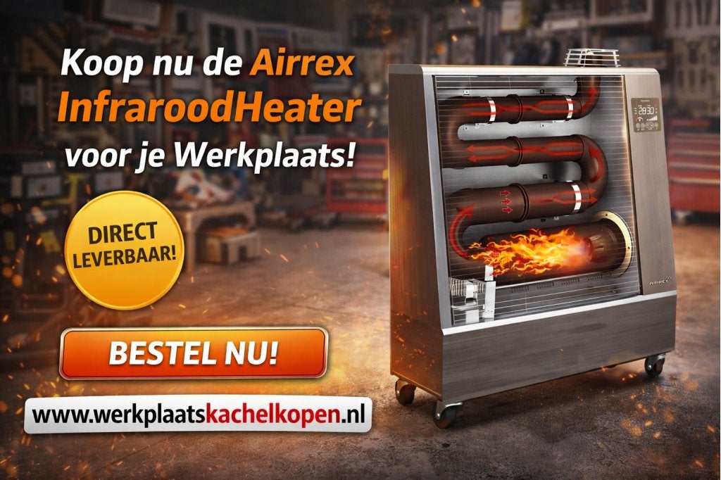 Airrex infrarood Heater Verwarming Kachel Diesel OPRUIMPRIJS, Hoog rendement (Hr), Rex Nordic, Nieuw, Mustanlahteentie 24 A - Finland