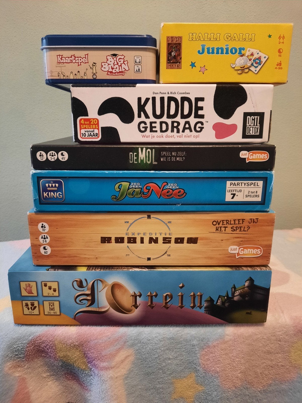 Allerlei bordspellen halli galli en kuddegedrag verkocht, Hobby en Vrije tijd, Ophalen of Verzenden, Zo goed als nieuw
