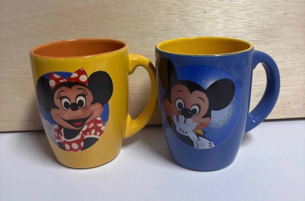 Disneyland Parijs mokken, Verzamelen, Ophalen of Verzenden, Mickey Mouse, Zo goed als nieuw, Servies