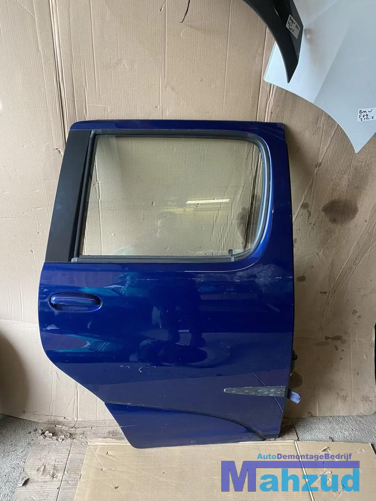 Toyota Yaris VERSO blauw rechts rechter achter deur portier, Auto-onderdelen, Carrosserie en Plaatwerk, Deur, Toyota, Achter, Rechts