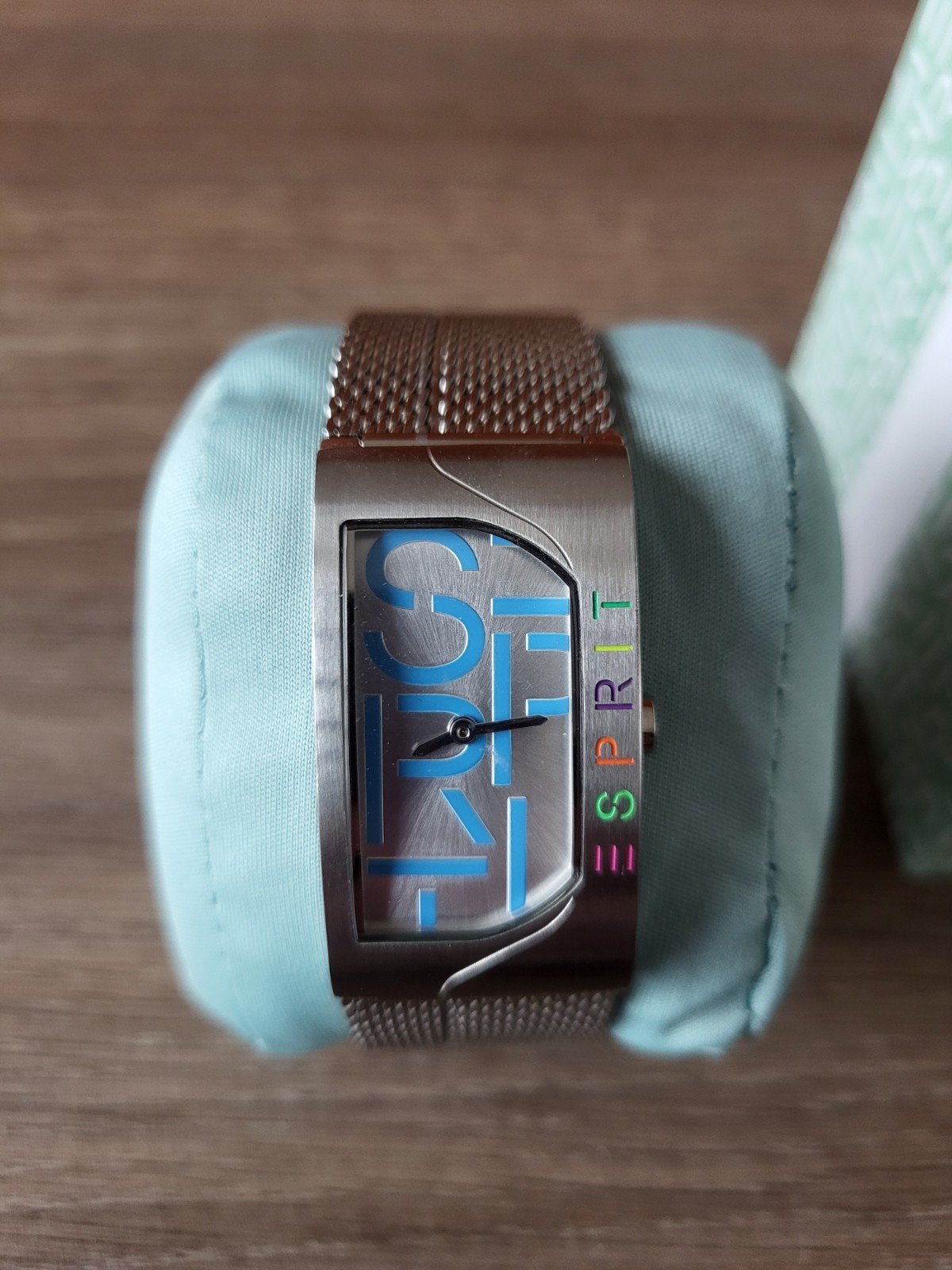 Esprit horloge dames zilverkleur multicolor, Staal, Staal, Ophalen of Verzenden, Zo goed als nieuw