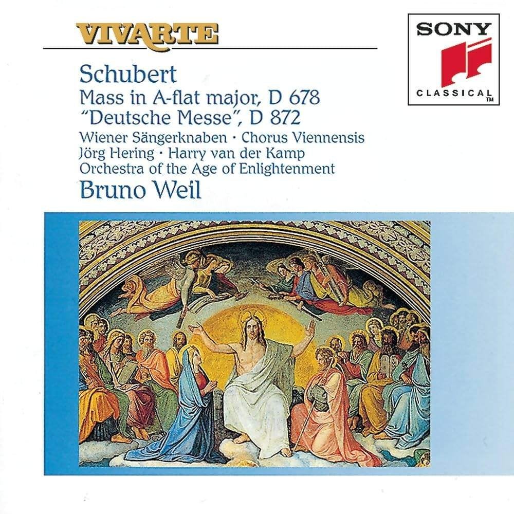 SCHUBERT Mass d678 CD WEILL SONY, Ophalen of Verzenden, Classicisme, Gebruikt, Vocaal