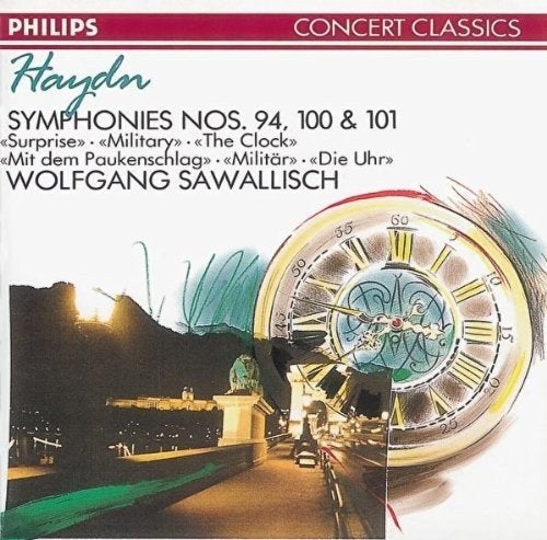 Haydn- Wolfgang Sawallisch – Symphonies Nos. 94, 100 & 101, Gebruikt, Haydn, Ophalen of Verzenden, Classicisme