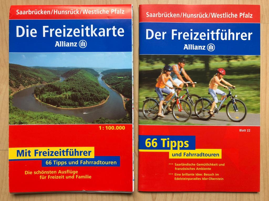SAARBRÜCKEN/HUNSRÜCK/PFALZ Freizeitkarte Freizeitführer, 2000 tot heden, Nieuw, Ophalen of Verzenden, Landkaart