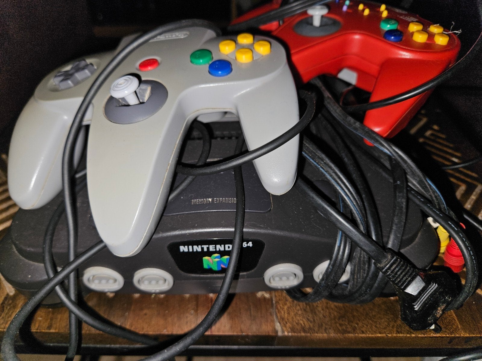 Nintendo 64 met 2 controllers - Klassieke console, Spelcomputers en Games, Ophalen of Verzenden, Gebruikt, Met 2 controllers