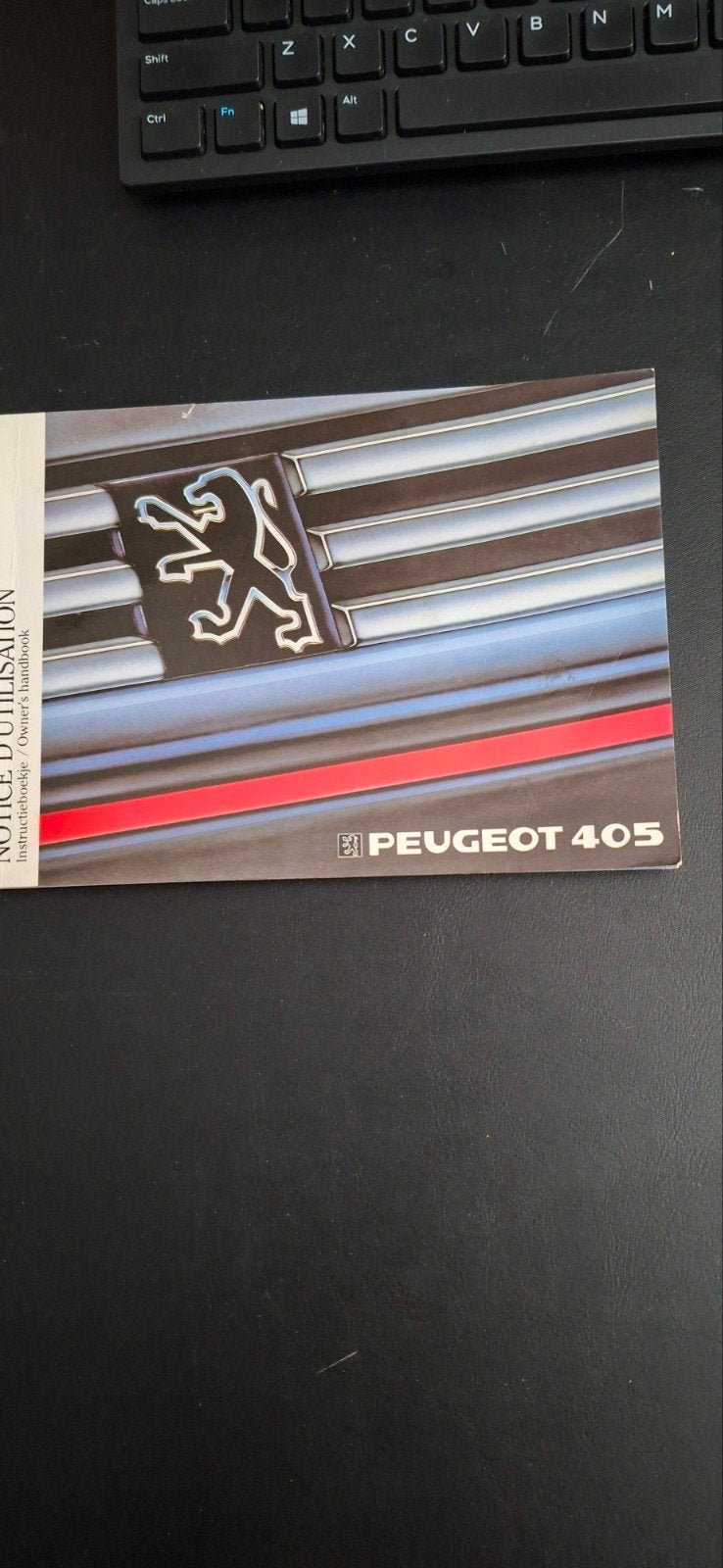 Instruktieboek Peugeot 405, Ophalen of Verzenden, Zo goed als nieuw, Peugeot
