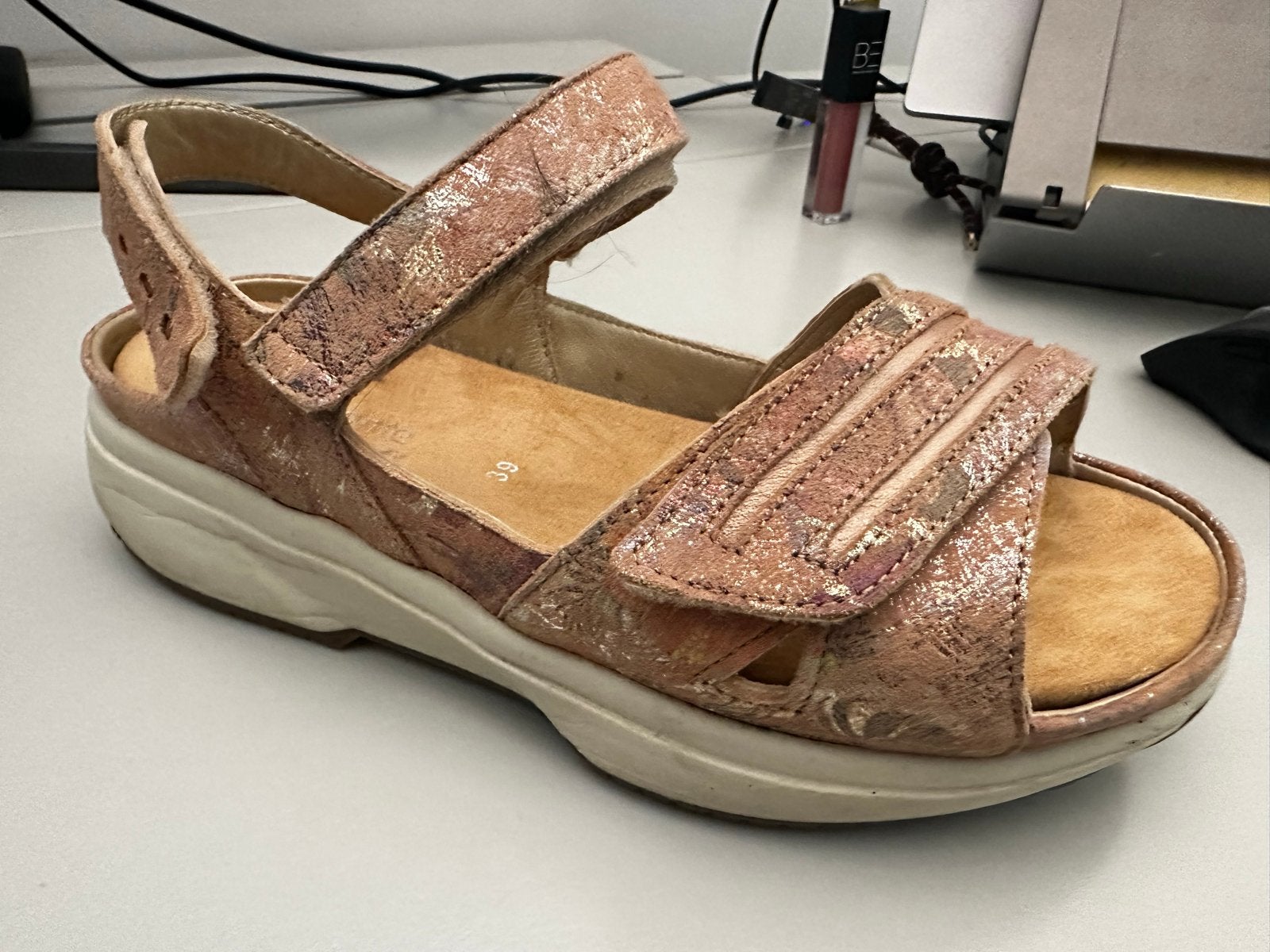 Xsensible ortopedische dames sandalen (39), Kleding | Dames, Schoenen, Verzenden, Sandalen of Muiltjes, Zo goed als nieuw, Roze