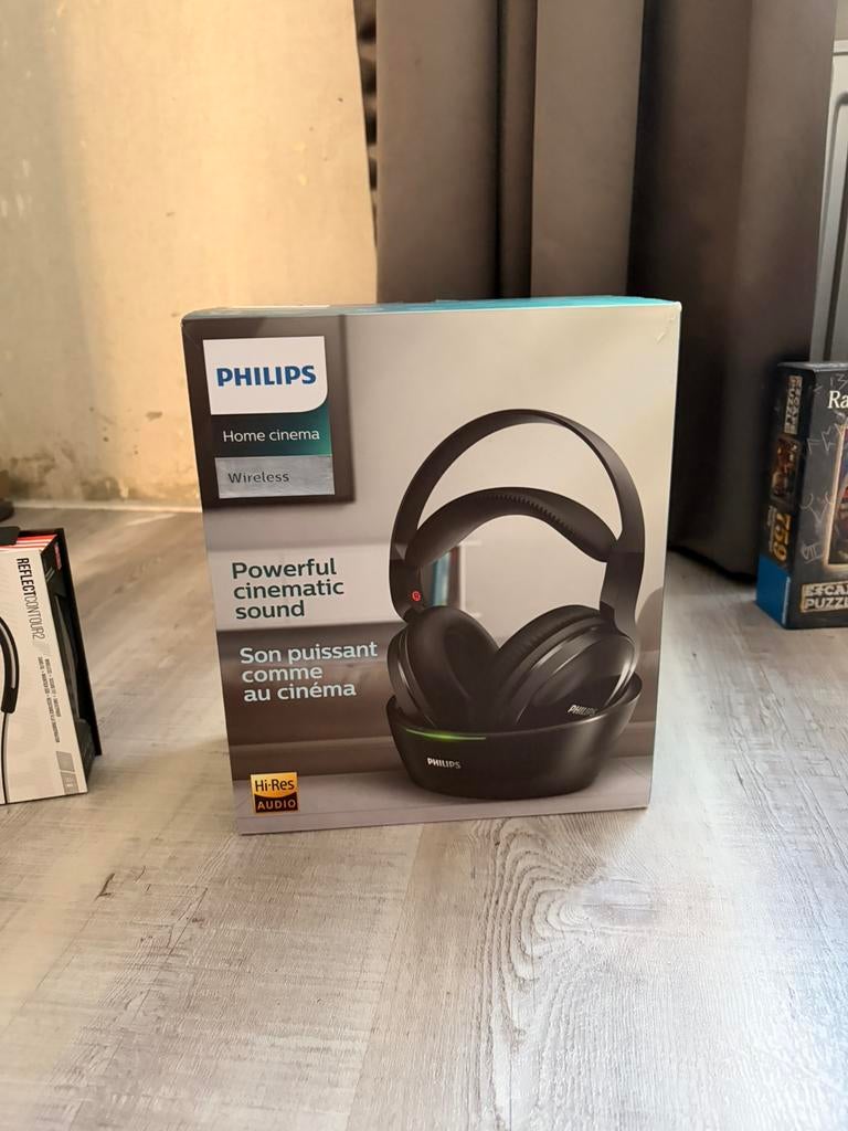 Philips home cinema wireless headphones, Ophalen of Verzenden, Zo goed als nieuw