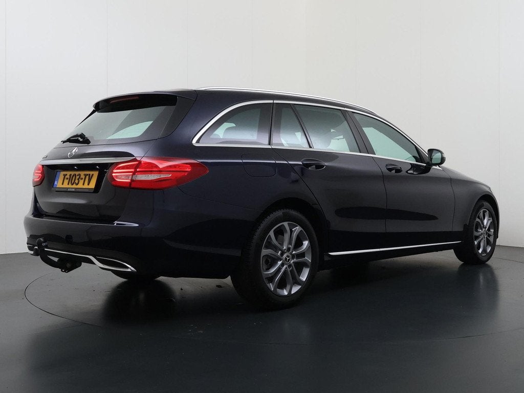 Mercedes-Benz C-klasse Estate 200 CDI Ambition Avantgarde Tr, Automaat, 4 cilinders, Blauw, Leder en Stof