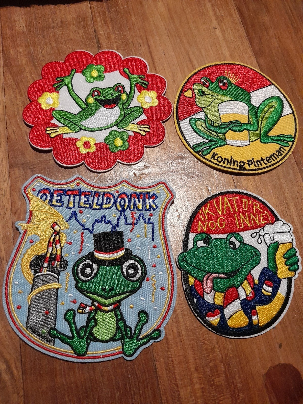 Leuke kikker patches prijs per stuk, Ophalen of Verzenden, Gebruikt, Meerdere stickers