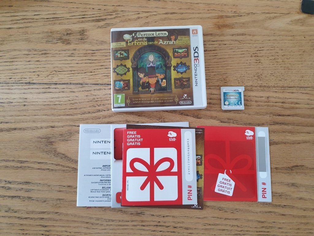 Professor Layton en de Erfenis van Azran € 120,00, Spelcomputers en Games, Games | Nintendo 2DS en 3DS, Puzzel en Educatief, Verzenden