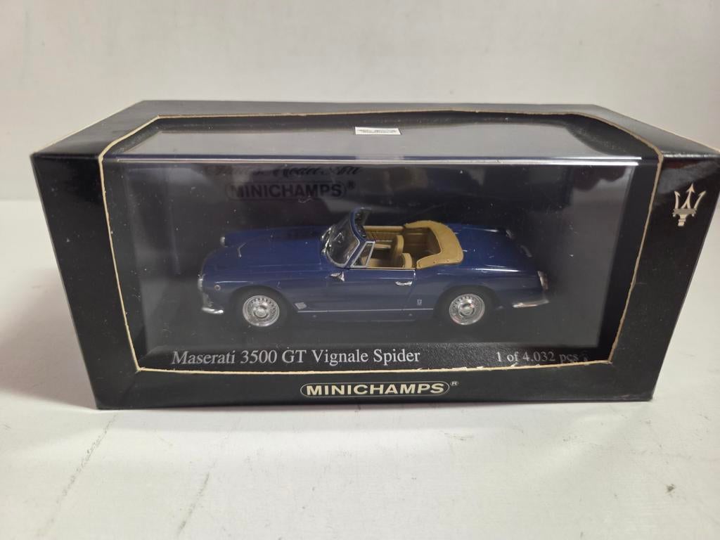 Minichamps Maserati 3500 GT Vignale Spider 1:43, Auto, ., Ophalen of Verzenden, Zo goed als nieuw