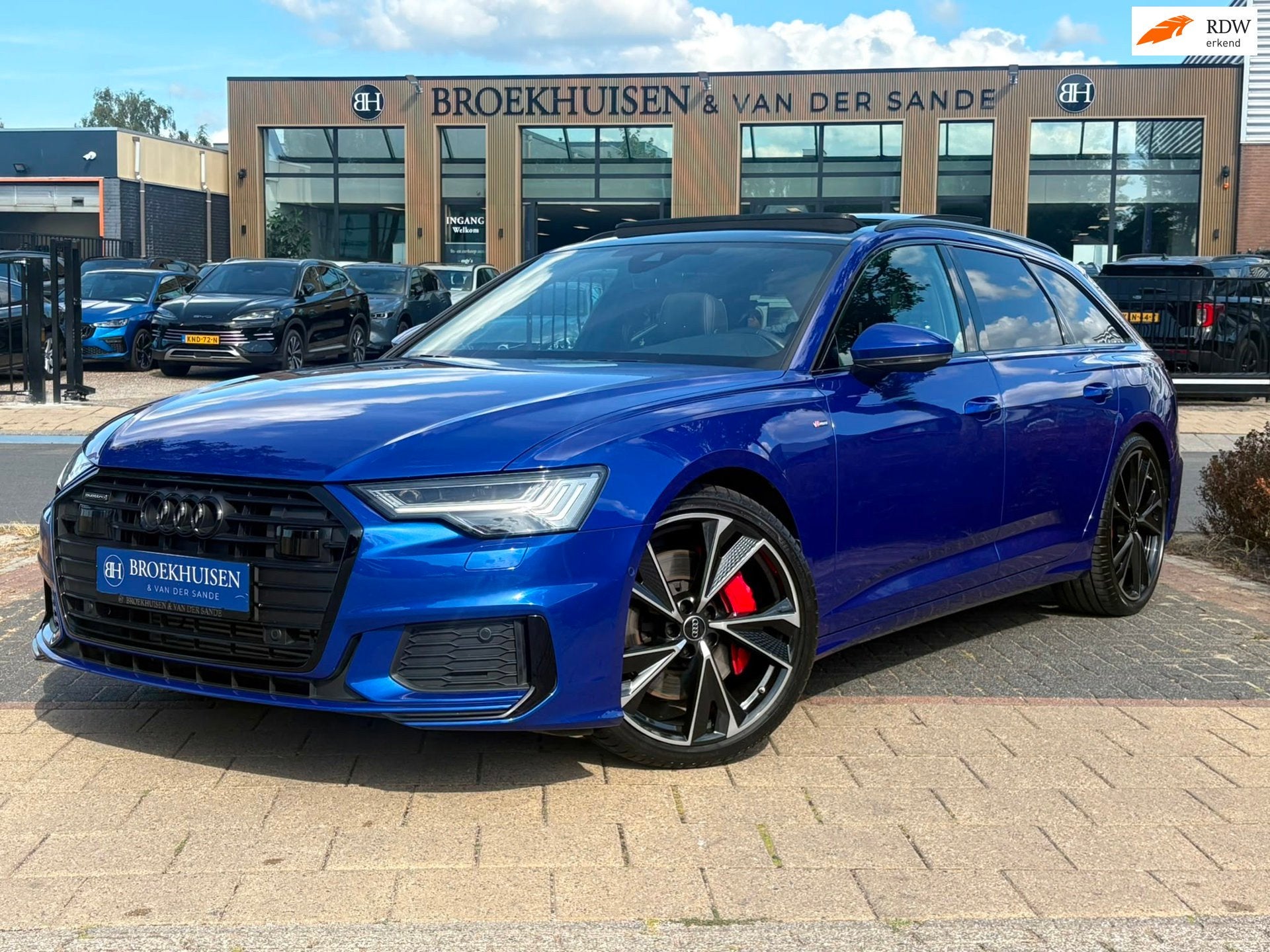 Audi A6 Avant 55 TFSI e quattro 3x S- Line Competition 407pk, Auto's, Automaat, Gebruikt, 4 cilinders, 1984 cc