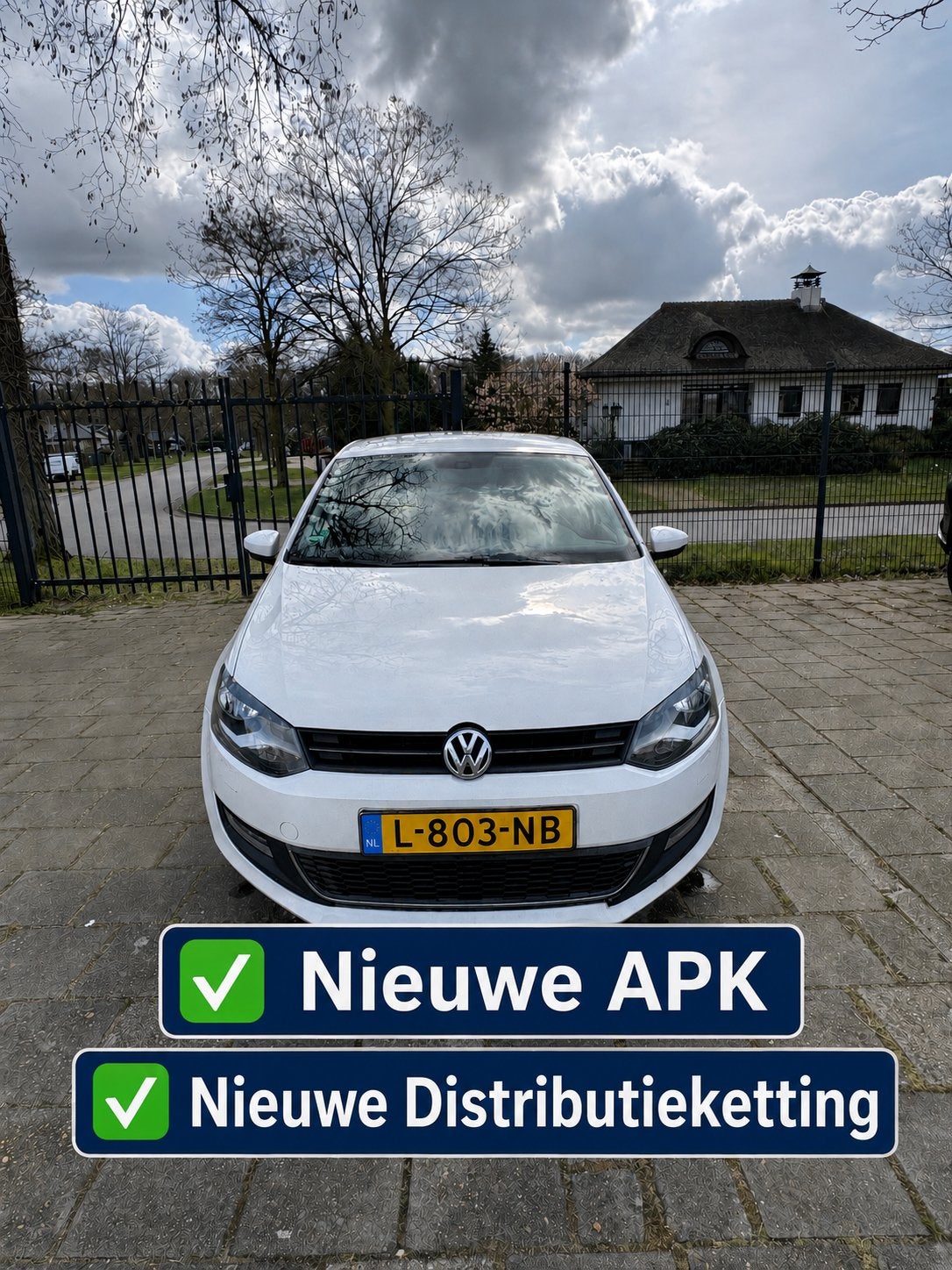 Volkswagen Polo 1.2 TSI 77KW DSG 2010 Wit, 40 €/maand, 4 cilinders, Wit, 1200 kg