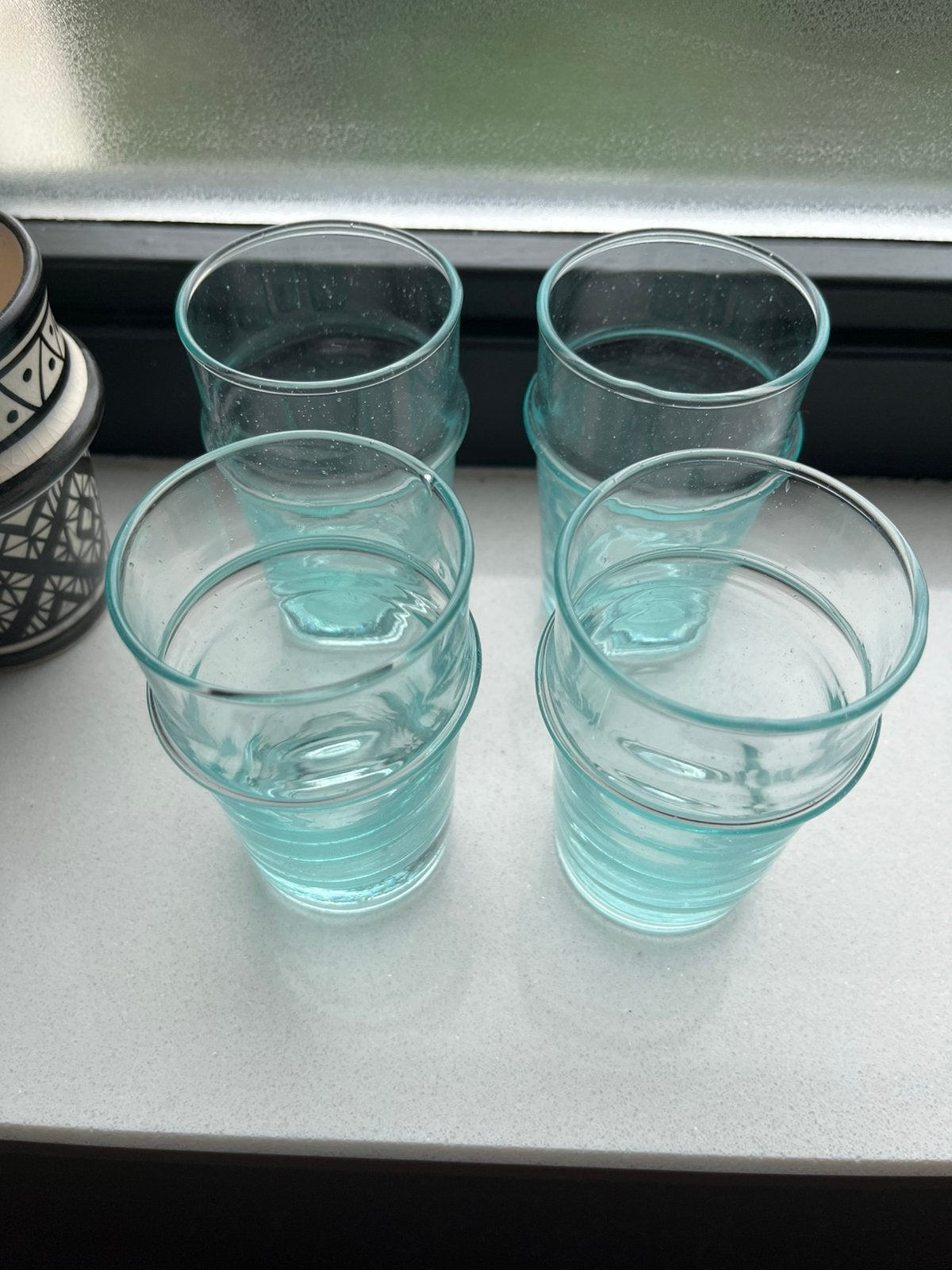 Handgeblazen Marokkaanse glaasjes, Ophalen, Nieuw, Borrel- of Shotglas