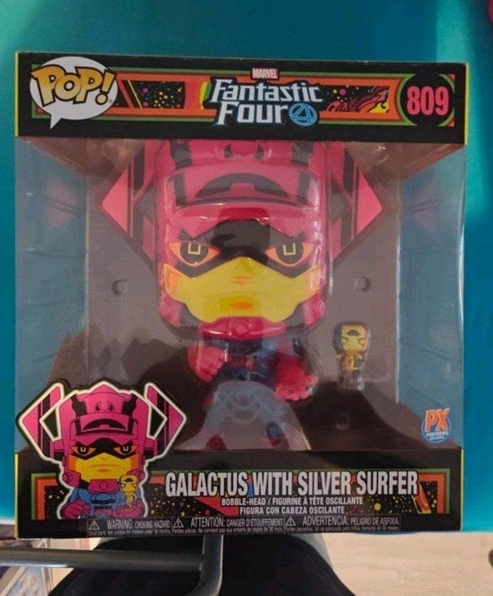 Funko Pop! Fantastic Four Galactus met Silver Surfer #809, Kinderen en Baby's, Ophalen of Verzenden